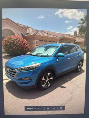 Caribbean Blue 2016 Hyundai TUCSON Limited