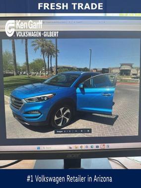 Caribbean Blue 2016 Hyundai TUCSON Limited