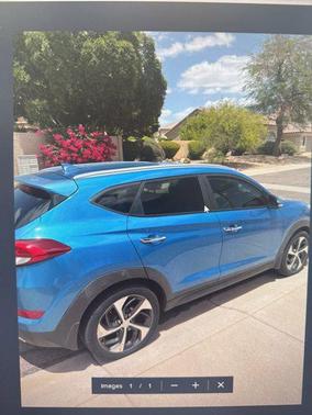 Caribbean Blue 2016 Hyundai TUCSON Limited