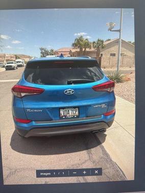 Caribbean Blue 2016 Hyundai TUCSON Limited
