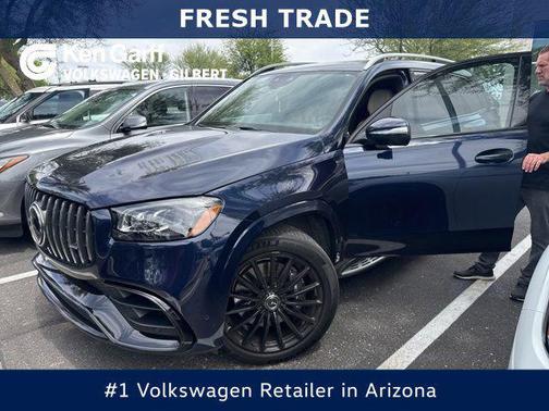 Blue 2021 Mercedes-Benz AMG GLS 63 Base