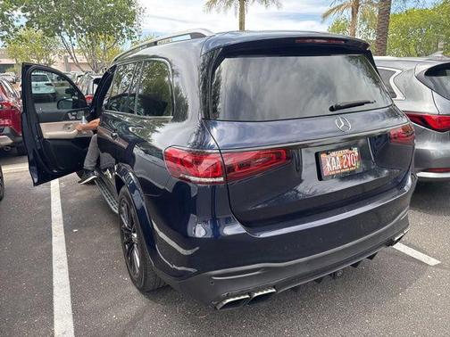 Blue 2021 Mercedes-Benz AMG GLS 63 Base