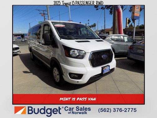 Oxford White 2025 Ford Transit-350 XLT