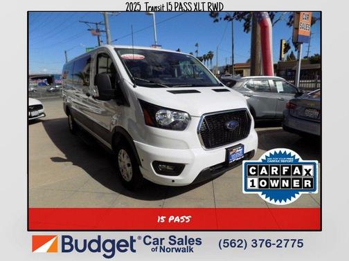 Oxford White 2025 Ford Transit-350 XLT