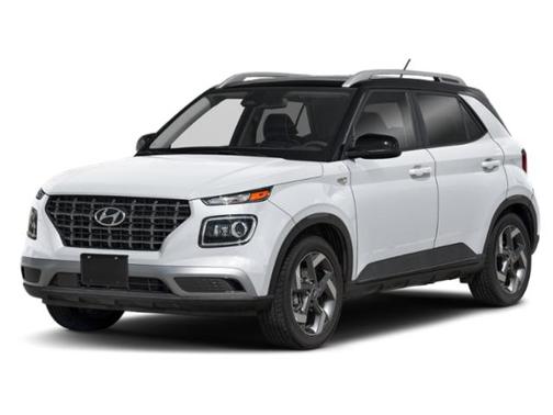 Lunar White w/Black Roof 2025 Hyundai VENUE Limited