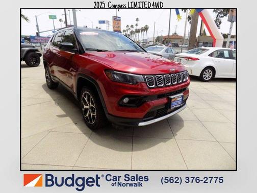 Red Hot Pearlcoat 2025 Jeep Compass Limited