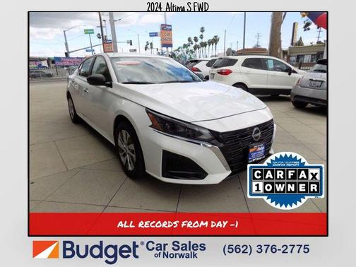 Glacier White 2024 Nissan Altima S FWD