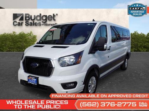 Oxford White 2023 Ford Transit-350 XLT