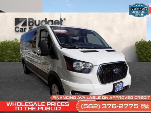 Oxford White 2023 Ford Transit-350 XLT