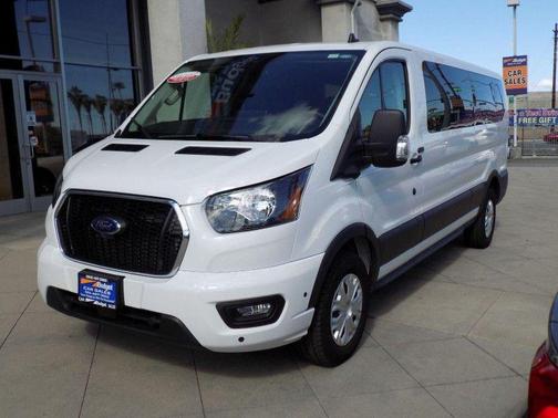 Oxford White 2023 Ford Transit-350 XLT