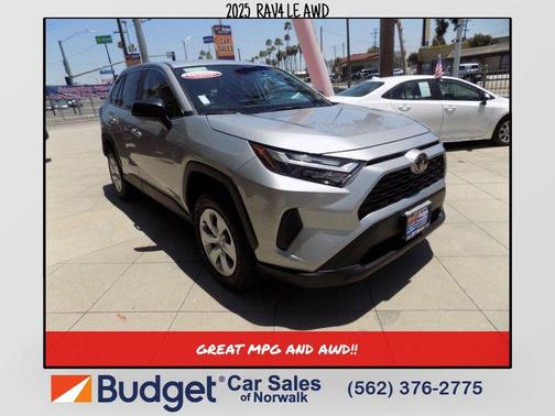 Silver Sky Metallic 2025 Toyota RAV4 LE
