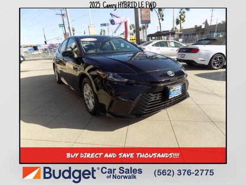 Black 2025 Toyota Camry LE