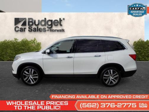 White Diamond Pearl 2018 Honda Pilot Touring