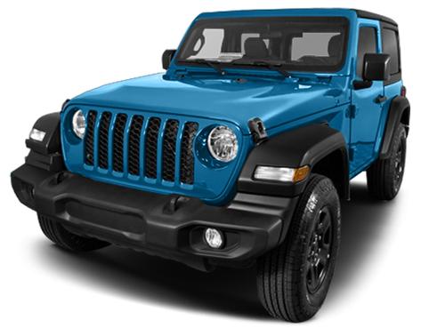 Blue 2024 Jeep Wrangler Sport S