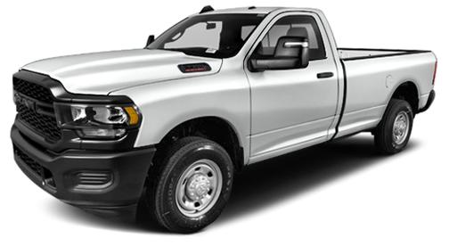 Bright White Clearcoat 2024 RAM 2500 Big Horn Regular Cab 4x4 8' Box
