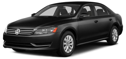 Black 2014 Volkswagen Passat 2.0L TDI DSG SE w/Sunroof