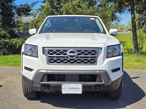 Glacier White 2024 Nissan Frontier SV