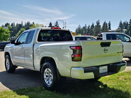 Glacier White 2024 Nissan Frontier SV