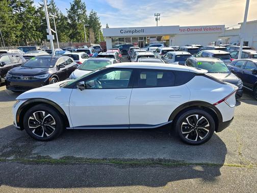 Snow White Pearl 2024 Kia EV6 Wind