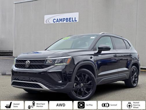 Deep Black 2023 Volkswagen Taos 1.5T SE