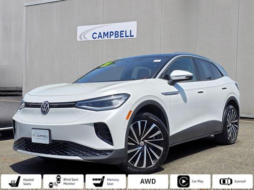 Opal White Pearl 2023 Volkswagen ID.4 AWD Pro S Plus
