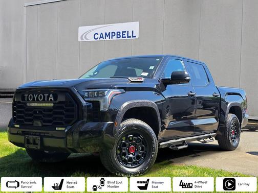 Midnight Black Metallic 2022 Toyota Tundra Hybrid TRD Pro
