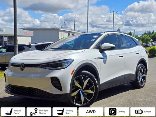 Opal White Pearl 2023 Volkswagen ID.4 AWD Pro S
