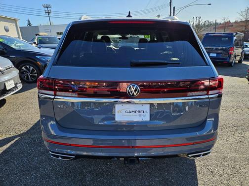 Pure Gray 2025 Volkswagen Atlas 2.0T SEL Premium R-Line 4MOTION