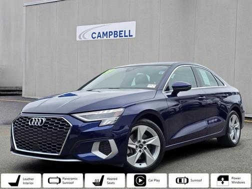 Navarra Blue Metallic 2023 Audi A3 Premium