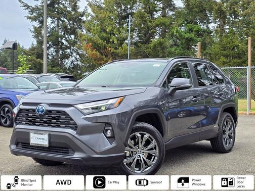 Magnetic Gray Metallic 2022 Toyota RAV4 Hybrid XLE Premium