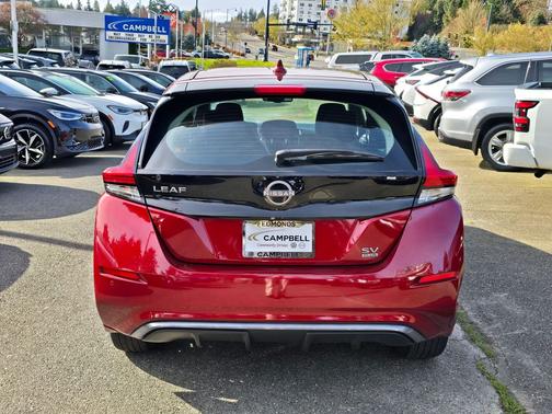 Scarlet Ember Tintcoat 2024 Nissan Leaf SV PLUS