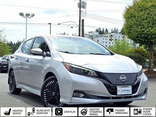 Brilliant Silver Metallic 2024 Nissan Leaf SV PLUS
