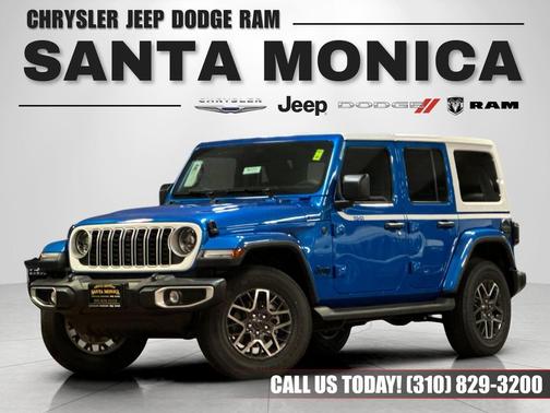 Blue Pearl 2026 Jeep Wrangler 4-Door Sahara 4x4