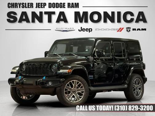 Black Clearcoat 2024 Jeep Wrangler 4xe High Altitude