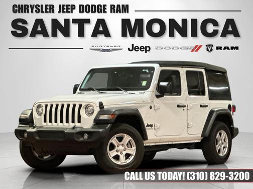 Bright White Clearcoat 2023 Jeep Wrangler Sport S