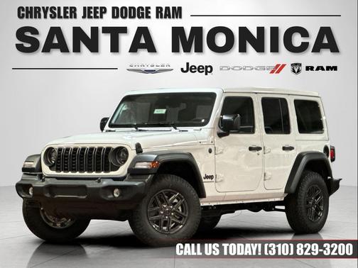Bright White Clearcoat 2026 Jeep Wrangler Sport S SUV