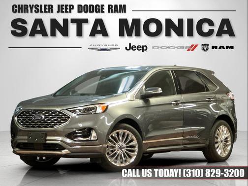 Carbonized Gray Metallic 2022 Ford Edge Titanium