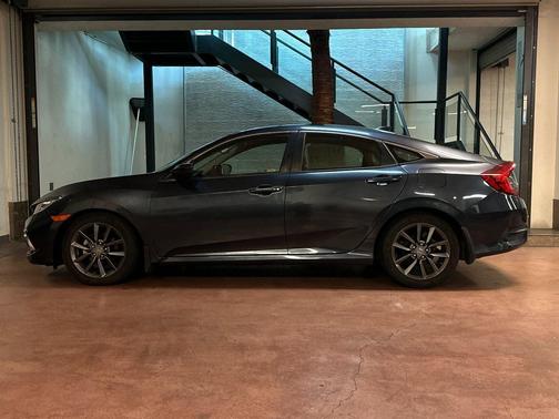 Gray 2019 Honda Civic EX