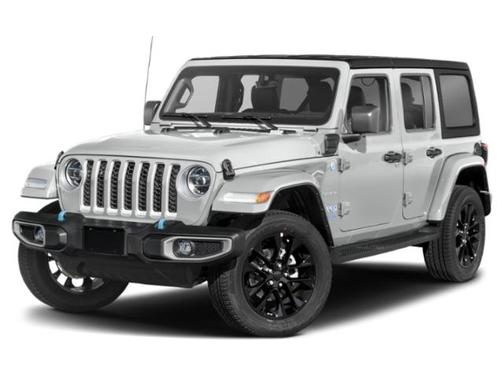 Bright White Clearcoat 2023 Jeep Wrangler 4xe Sahara SUV