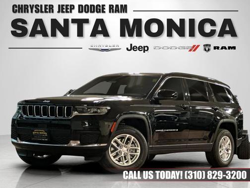 Diamond Black Crystal Pearlcoat 2025 Jeep Grand Cherokee L Laredo SUV