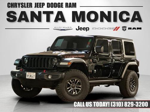 Black Clearcoat 2024 Jeep Wrangler Rubicon