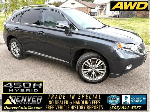 Gray 2010 Lexus RX 450h Base
