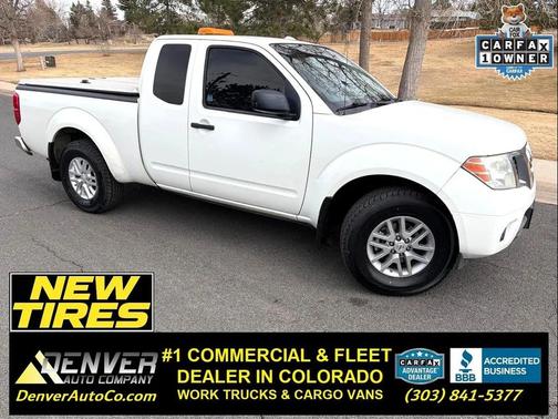 Glacier White 2018 Nissan Frontier SV