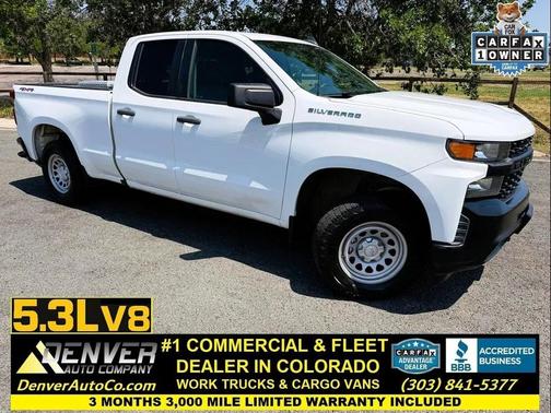 Summit White 2021 Chevrolet Silverado 1500 WT