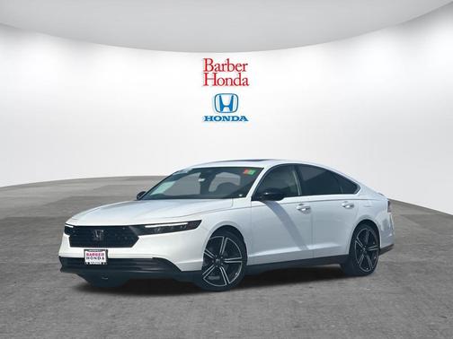 Platinum White Pearl 2023 Honda Accord Hybrid