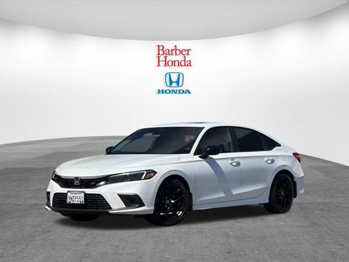 Platinum White Pearl 2024 Honda Civic Si