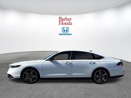 Platinum White Pearl 2025 Honda Accord Hybrid