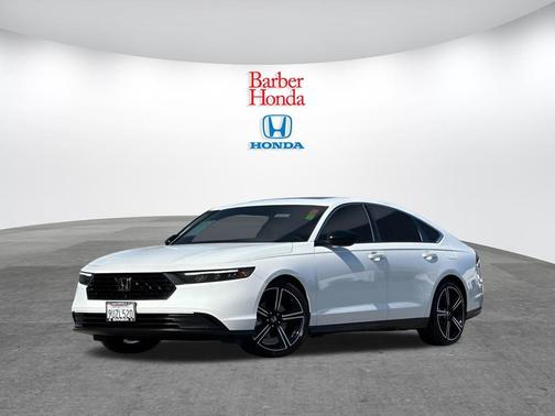 Platinum White Pearl 2025 Honda Accord Hybrid