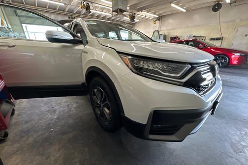 Platinum White Pearl 2021 Honda CR-V Hybrid