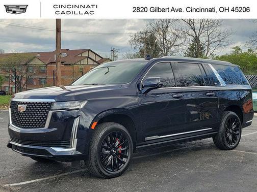 Dark Moon Blue Metallic 2022 Cadillac Escalade ESV Premium Luxury